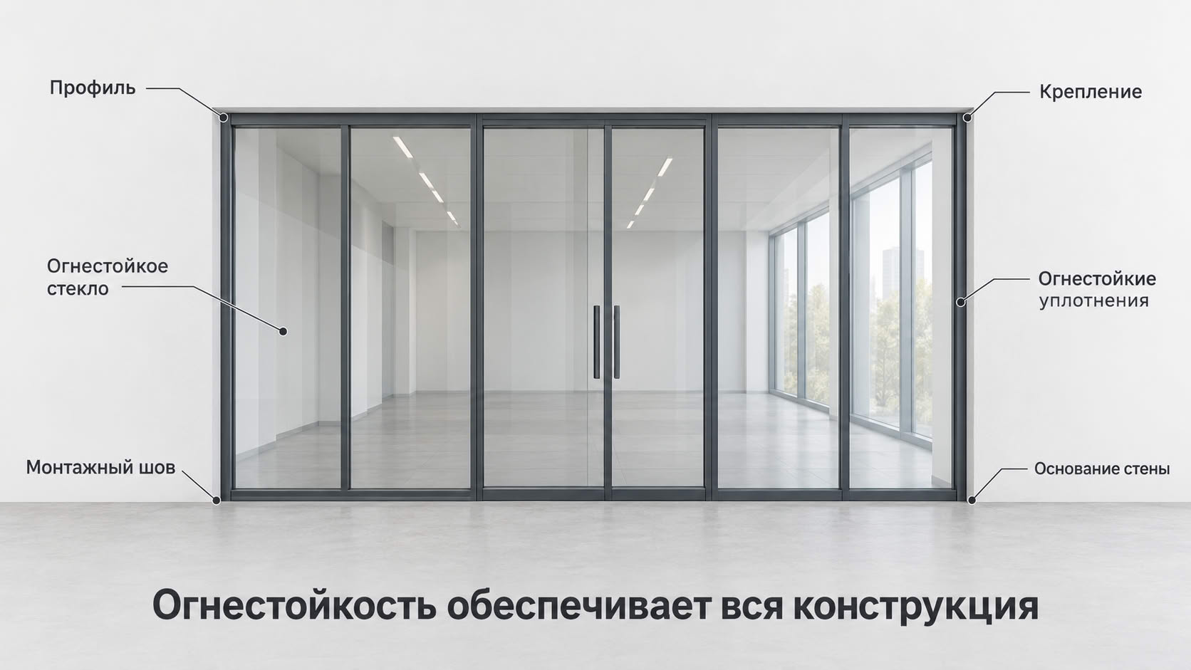 Стекло — только одна часть системы