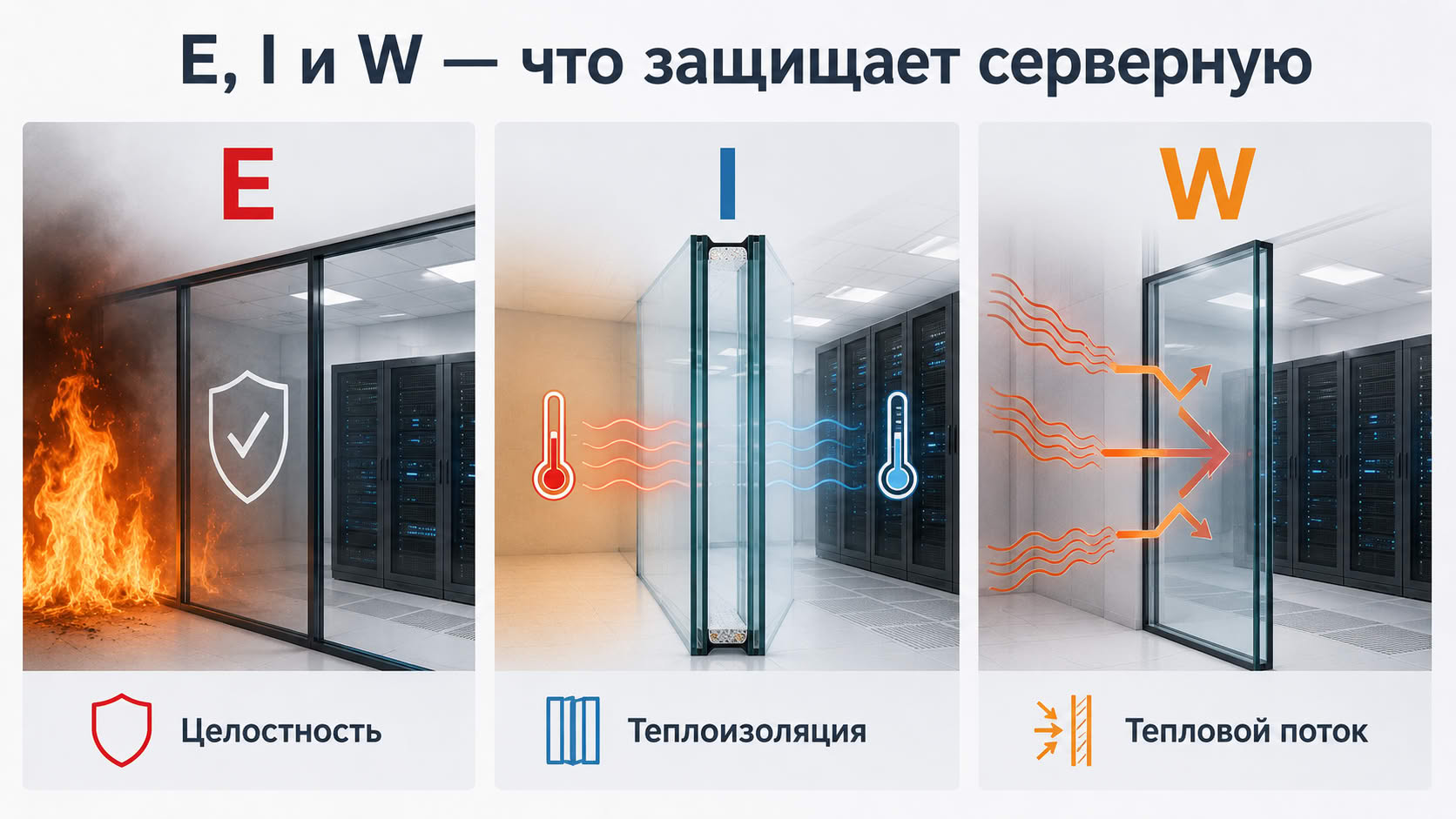 E, I и W: что важно именно для серверной