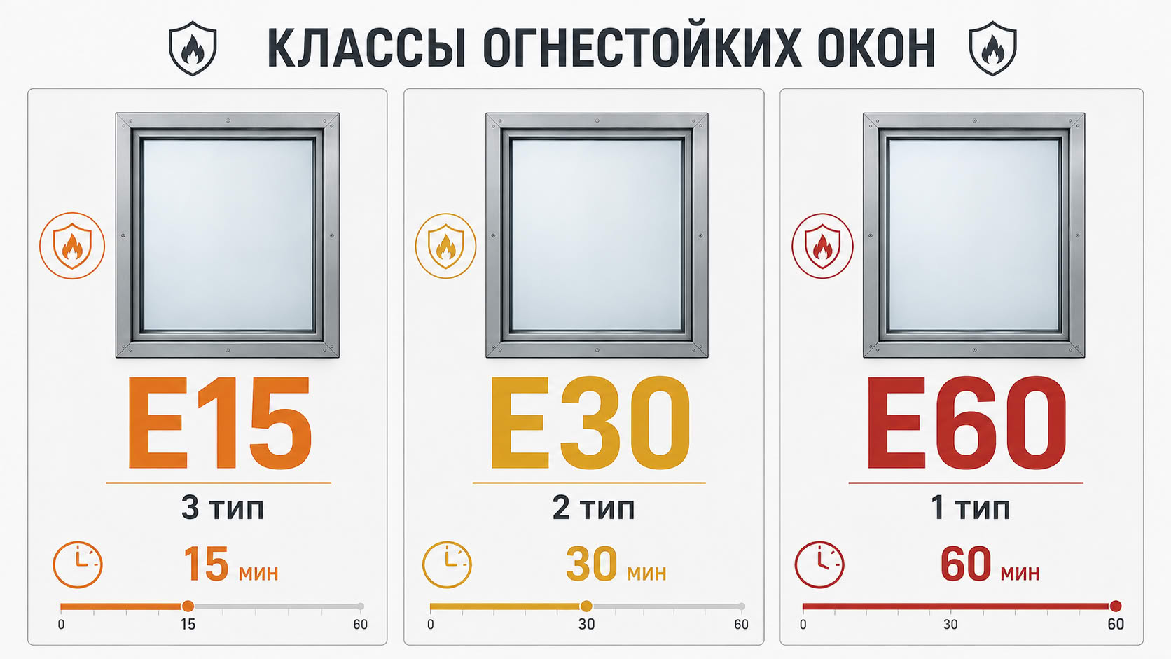 Что означают классы E15, E30 и E60