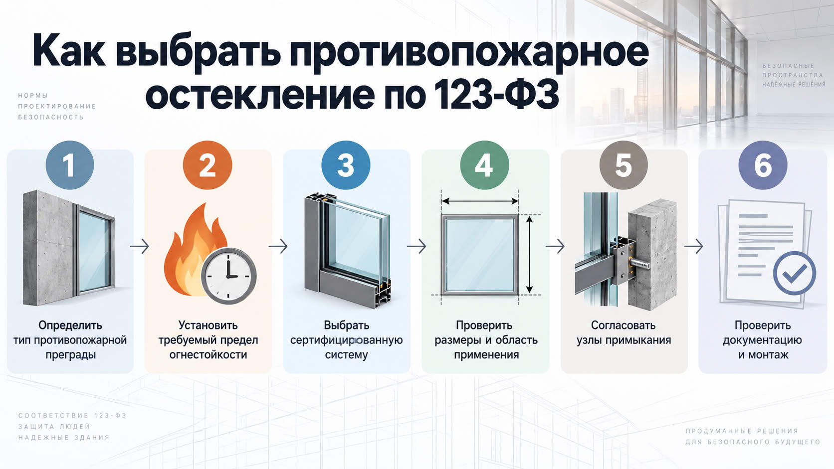 Как проектировать противопожарное остекление без лишних переделок