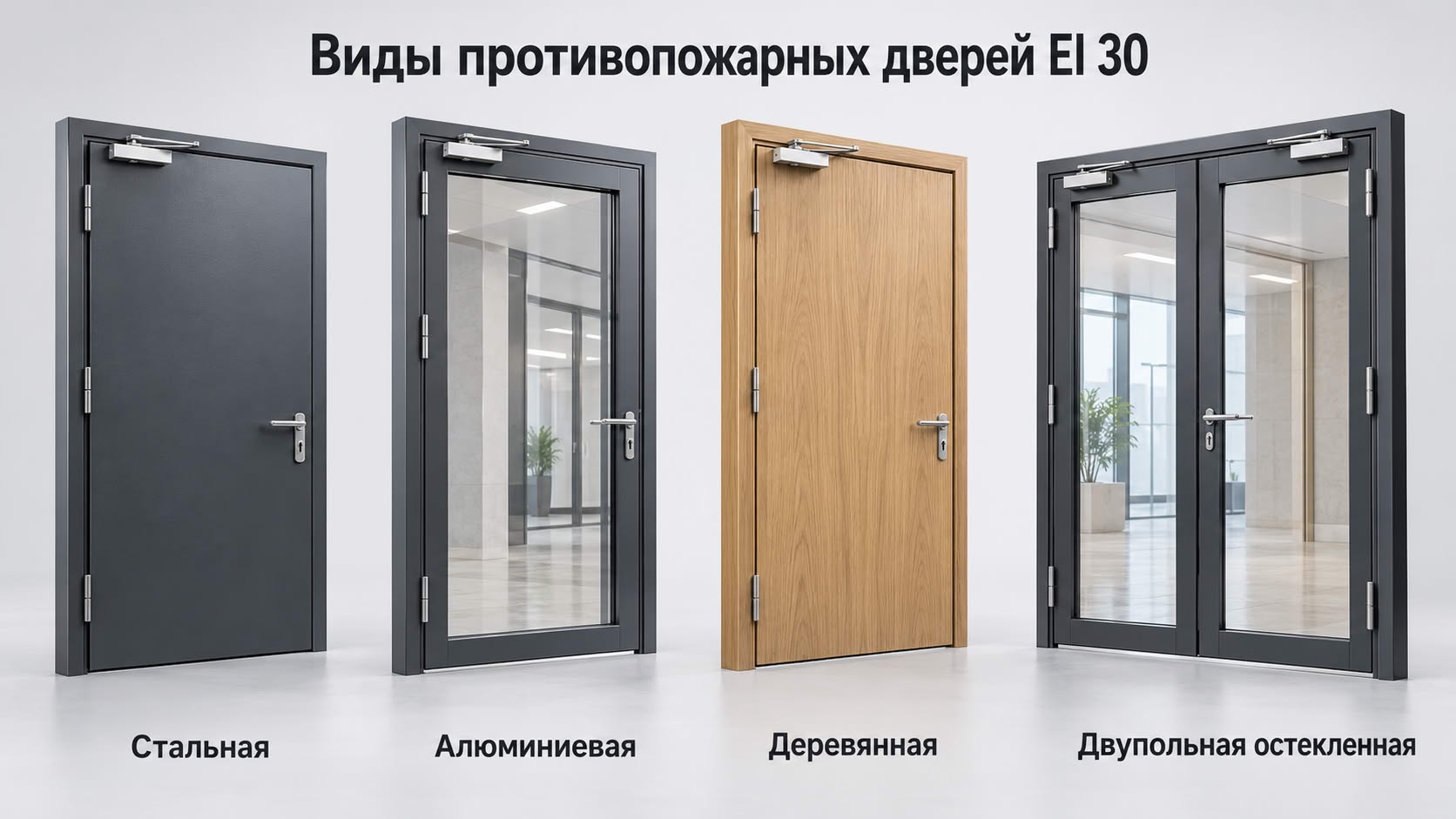 Какими бывают противопожарные двери второго типа