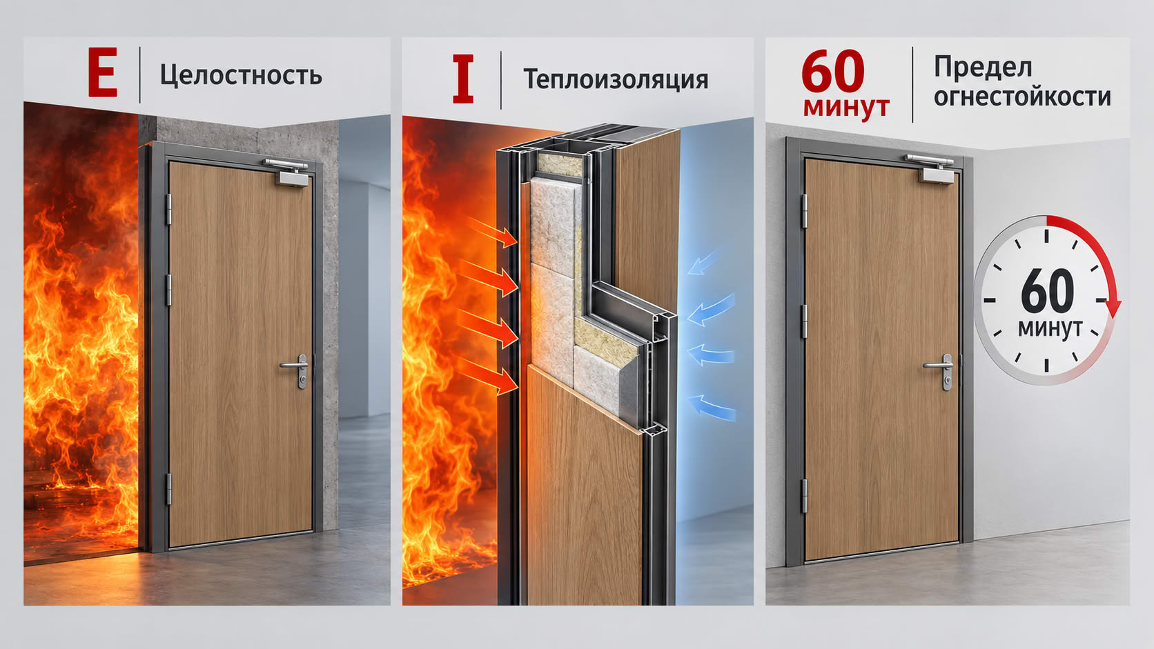 Что означает маркировка EI 60 для дверей из МДФ